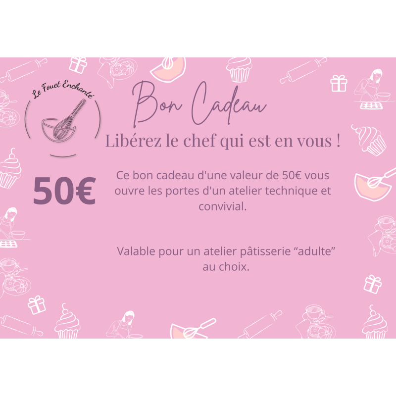 Carte Cadeau pour Atelier Adulte
